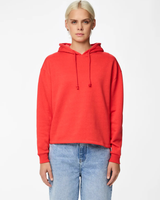Rød - Poppy Red - Pieces - Hoodie - 17113437