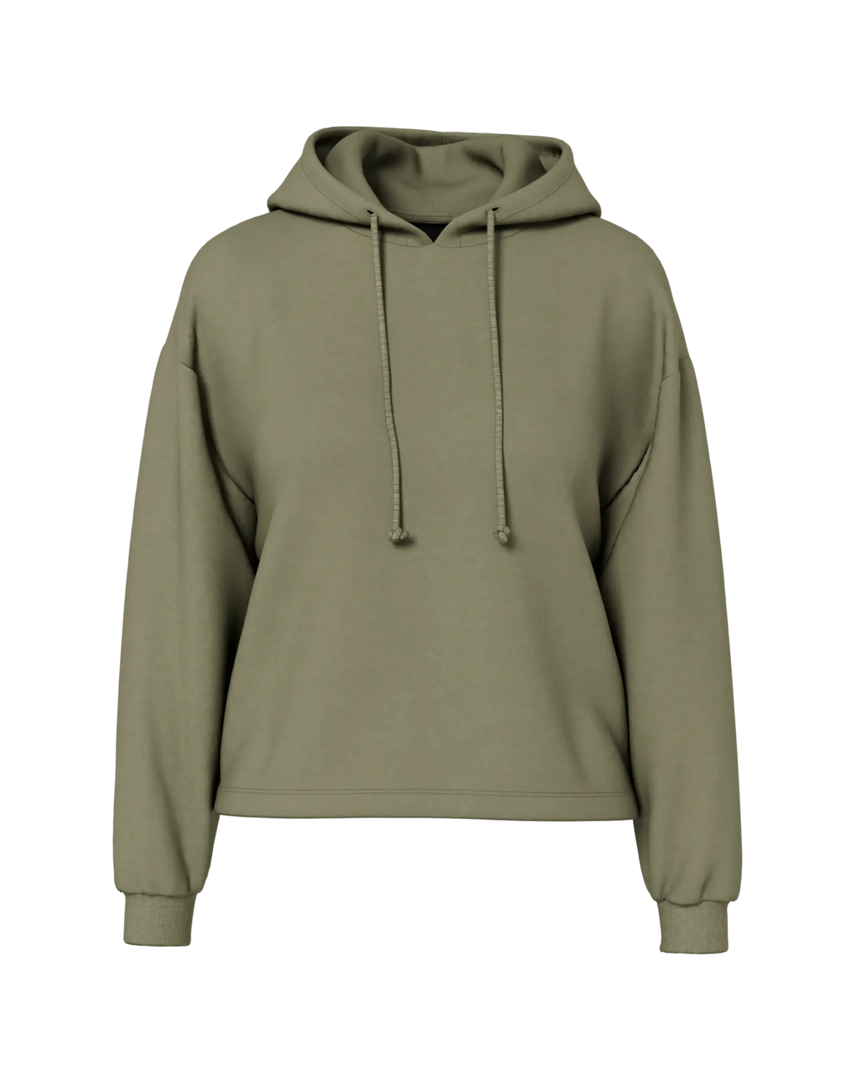 Grøn - Deep Lichen Green - Pieces - Hoodie - 17113437