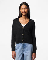 Sort - black - pieces - cardigan - uld - 17114250