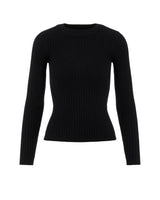 Sort - Black - PIECES - Strikbluse - 17115047