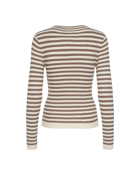 Brun - Fossil/Birch - pieces - Bluse - 17115047