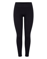 Sort PIECES rib leggings - 17116788