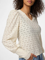 Sand Top fra PIECES - 17120347