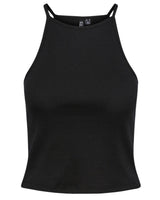 Sort - black - PIECES - rib - top - 17120742