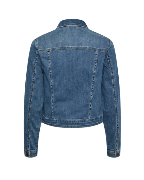 Blå - medium Blue Denim - PIECES - Jakke - 17120937