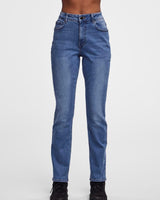 Blå - Medium Blue Denim - Pieces - buks - 17120957