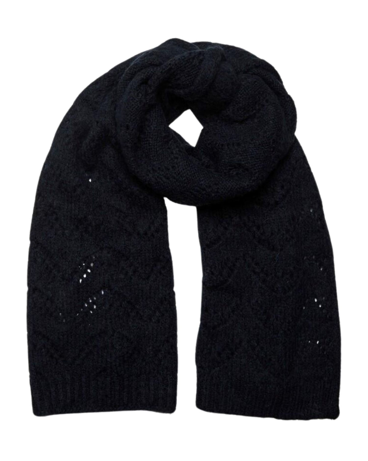 Sort PIECES Halstørklæde - Alpaka - 17126844