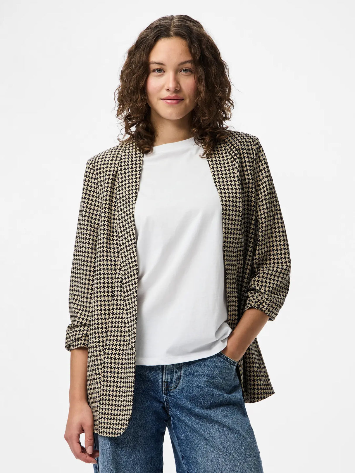 Sand/black - Birch/Black - Pieces - Sweater - 17154521
