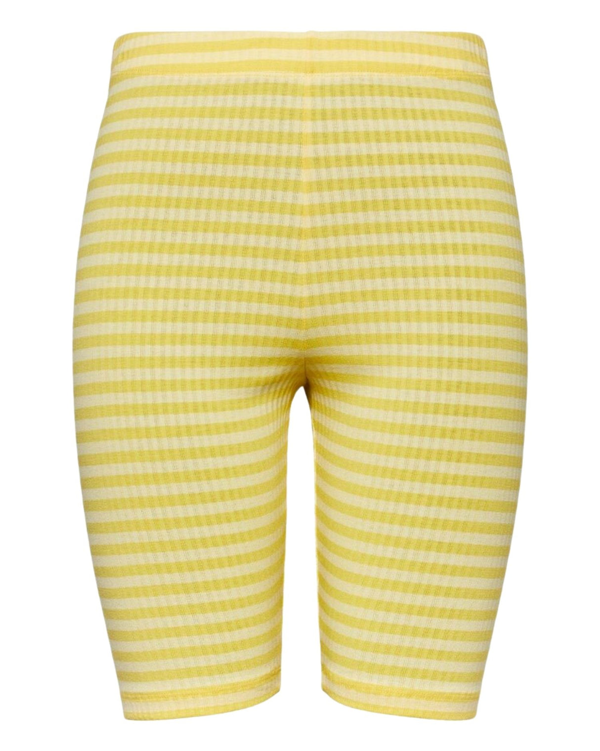 Gul stribet - Pale Banana - PIECES - Cykelshorts - 17131633