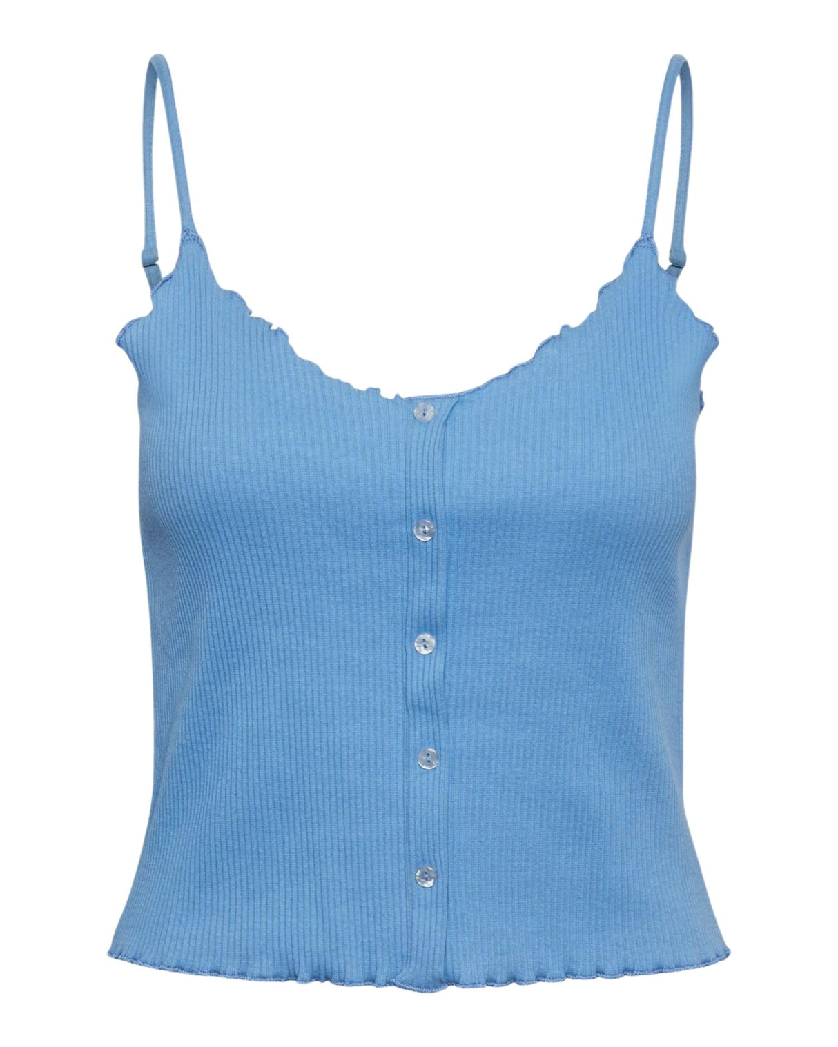 Lyseblå - Marina - PIECES - rib - top - 17132877