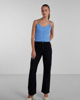 Lyseblå - Marina - PIECES - rib - top - 17132877