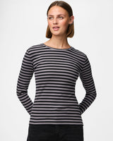 brun / hvid - december sky / cloud dance - Pieces - bluse - 17133838