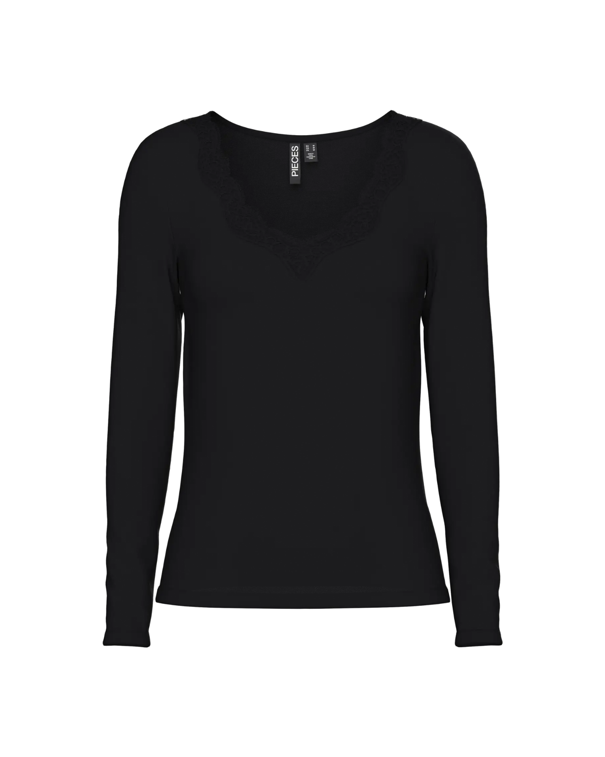 Sort - Black - Pieces - Bluse - 17141053