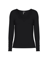 Sort - Black - Pieces - Bluse - 17141053