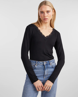 Sort - Black - Pieces - Bluse - 17141053