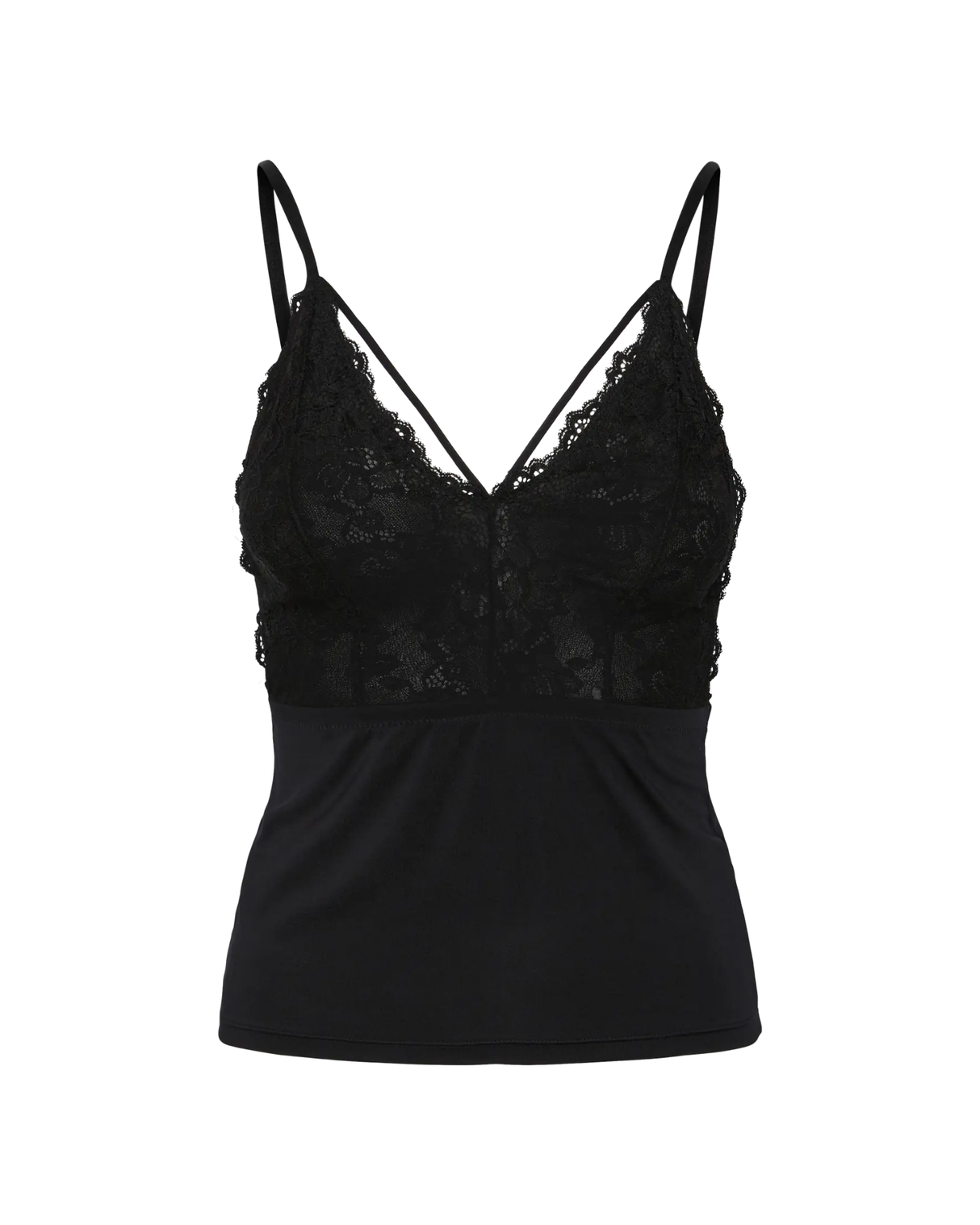 Sort - Black - Pieces - Top - Med blonder - 17143429