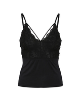 Sort - Black - Pieces - Top - Med blonder - 17143429