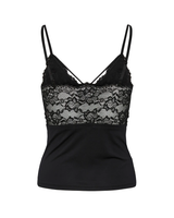 Sort - Black - Pieces - Top - Med blonder - 17143429