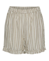 Grøn - Laurel Oak - PIECES - Shorts - stribet - 17149138