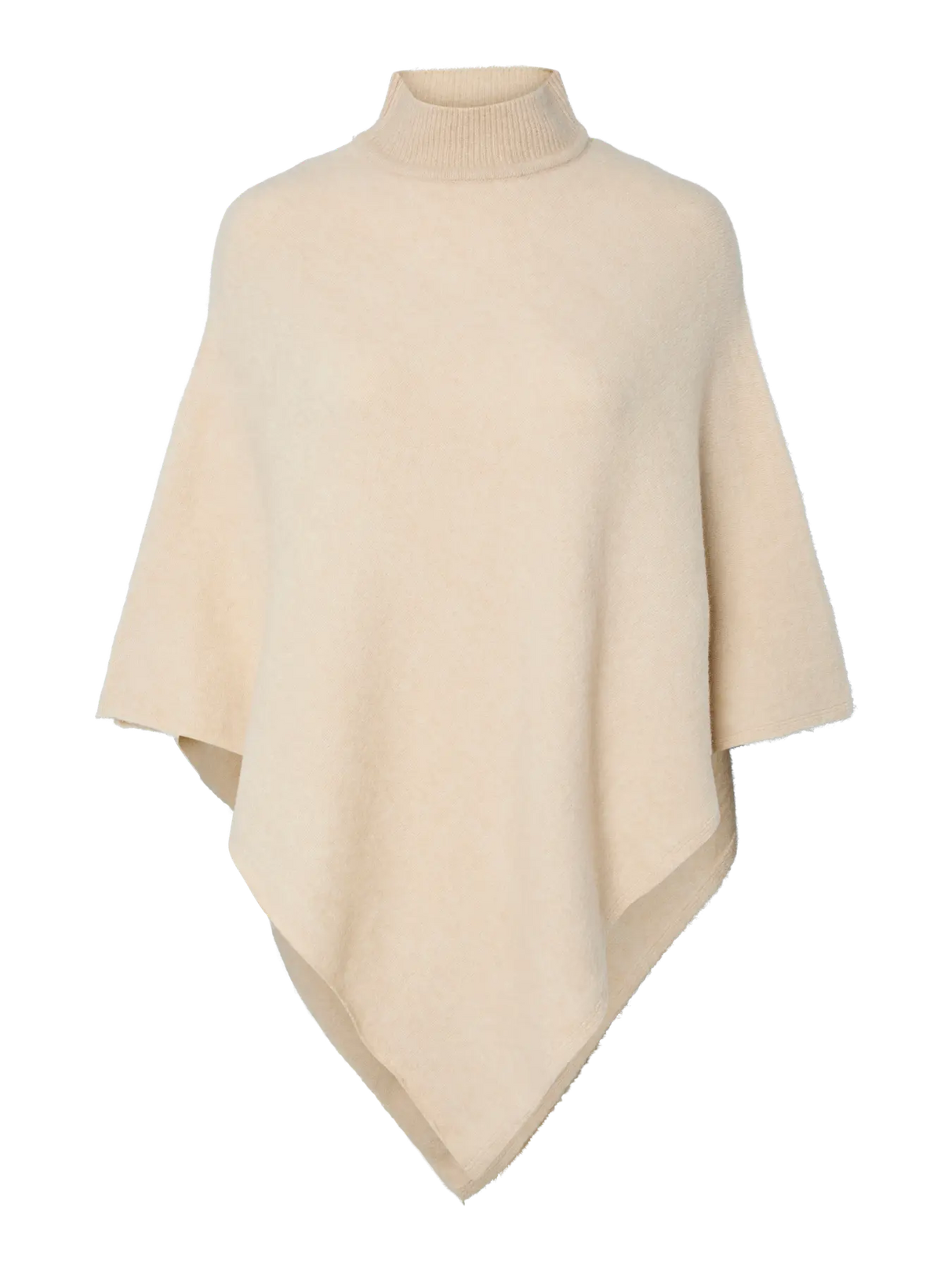 White Pepper Poncho fra PIECES - 17151030