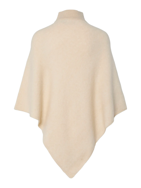 White Pepper Poncho fra PIECES - 17151030
