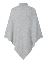 Medium Grey Melange Poncho fra PIECES - 17151030