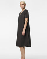 Sort - black - PIECES - kjole - stribet - 17152058