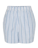 White/blue - Blue Heaven - PIECES - Shorts - Stripes - 17152069
