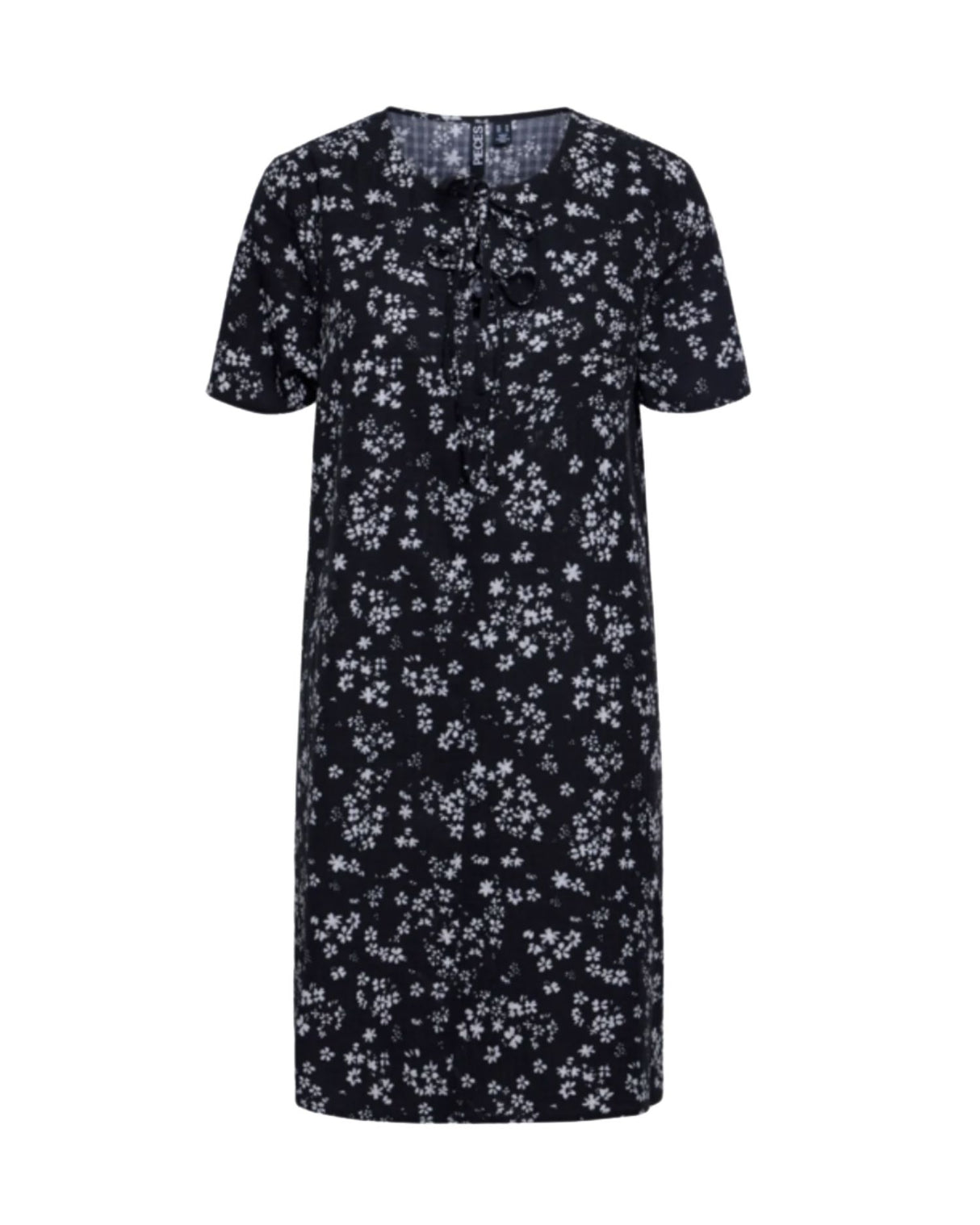 Sort - Black/Cloud Dancer - PIECES - Kjole - Blomster - 17152100