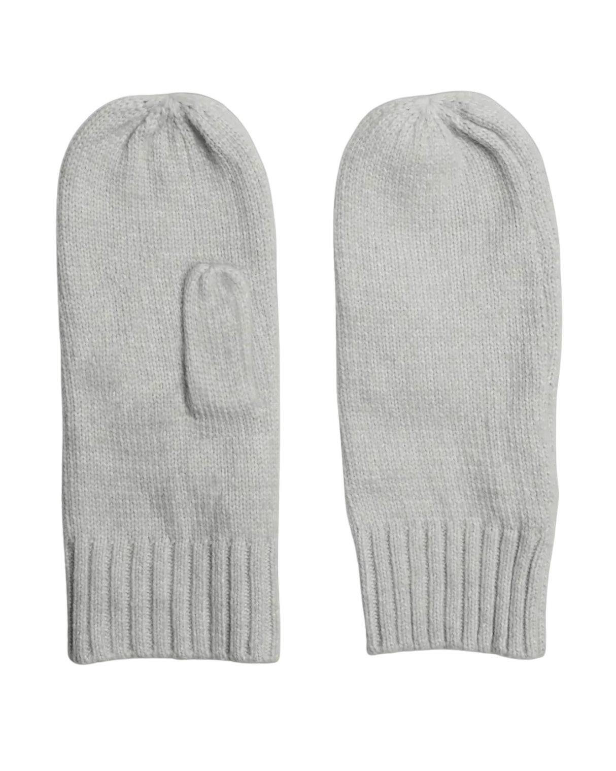 Grå - Light Grey Melange -  pieces - vanter - 17154349