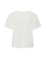 Hvid - Cloud dancer - Pieces - t-shirt - 17154459