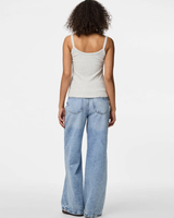 Grå - Light Grey Melange - Pieces - Top - 17154482