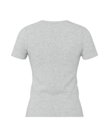 Grå - Light Grey Melange - Pieces - T-shirt - 17154483