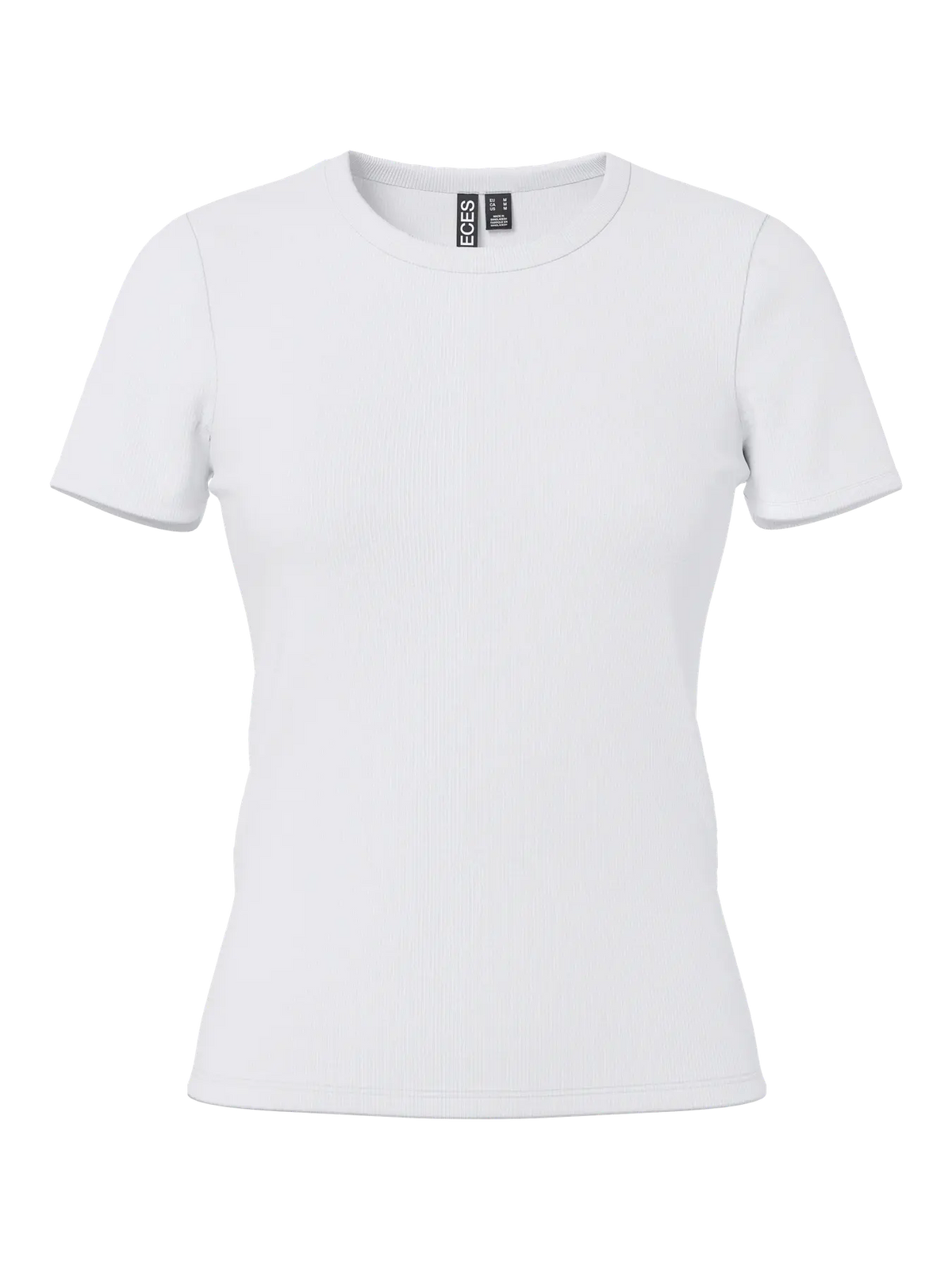 Bright white Bluse fra PIECES - 17154483