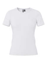 Bright white Bluse fra PIECES - 17154483