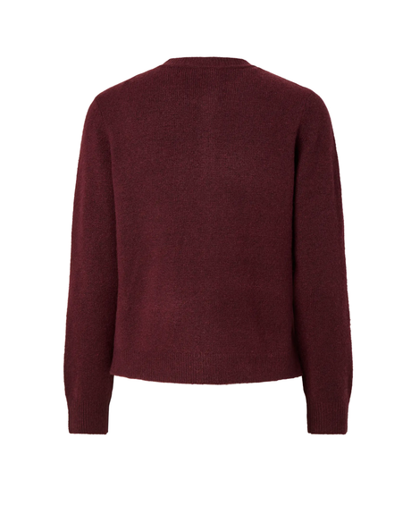 PIECES Tawny Port MELANGE Cardigan,Striktrøje - 17154486