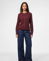 PIECES Tawny Port MELANGE Cardigan,Striktrøje - 17154486