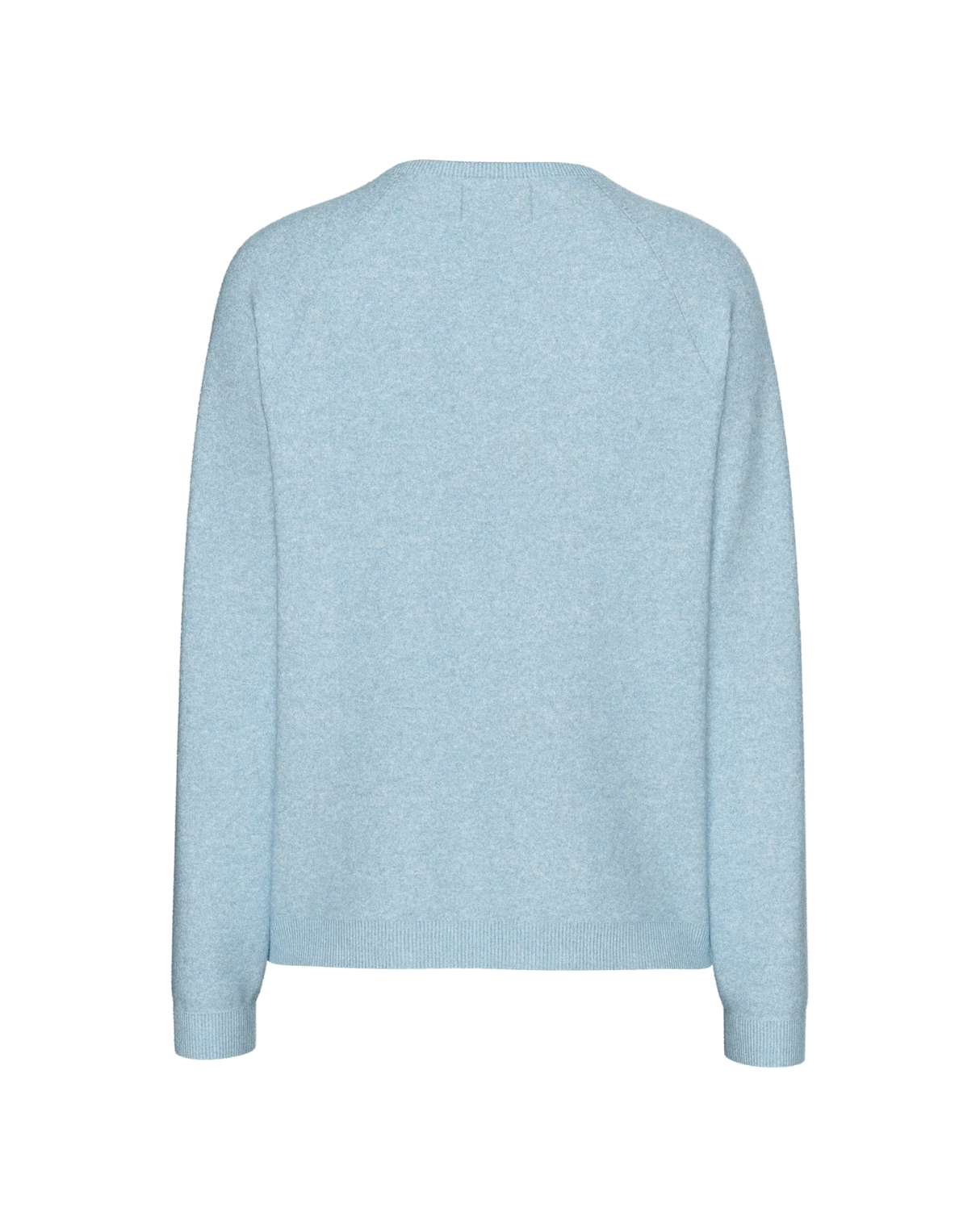 Blå - cashmere blue - Pieces - Striktrøje - style 17154650