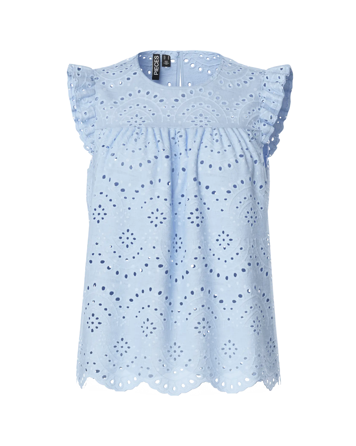 Blå - cashmere blue - Pieces - bluse - 17154746