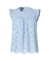 Blå - cashmere blue - Pieces - bluse - 17154746