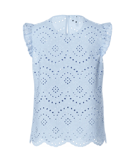 Blå - cashmere blue - Pieces - bluse - 17154746