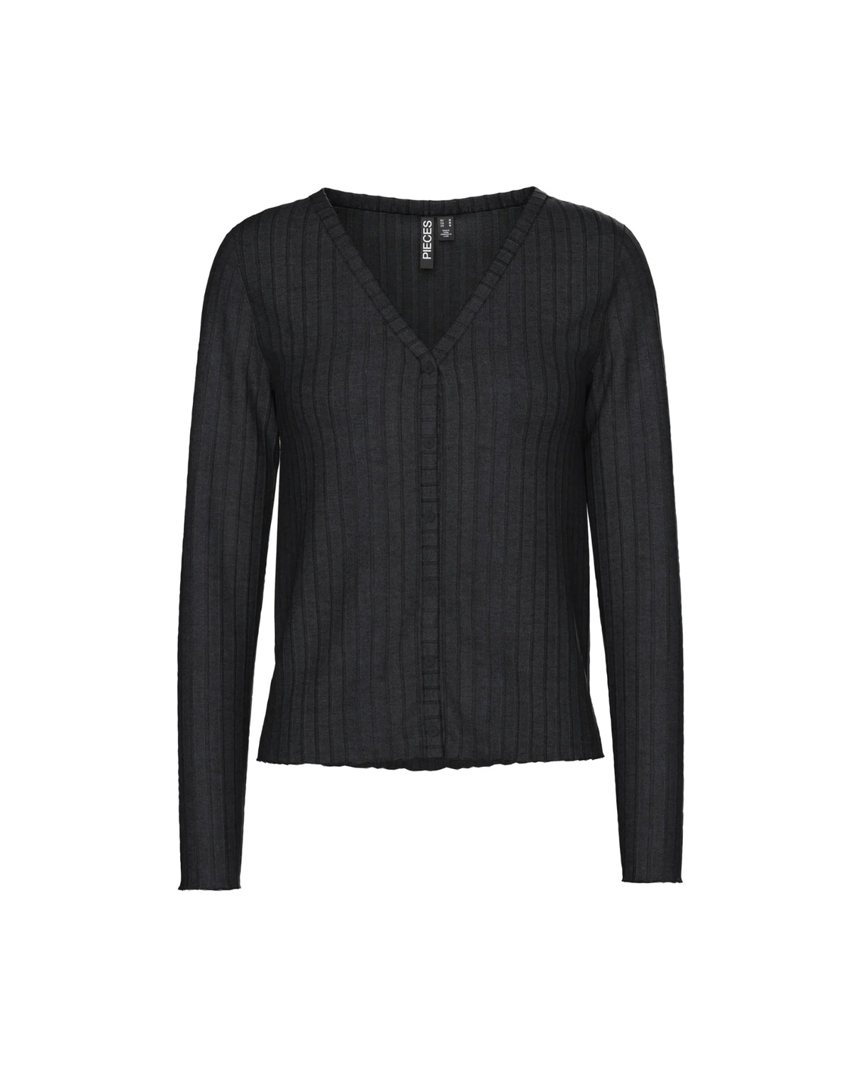 Sort - Black - Pieces - Cardigan - 17154805