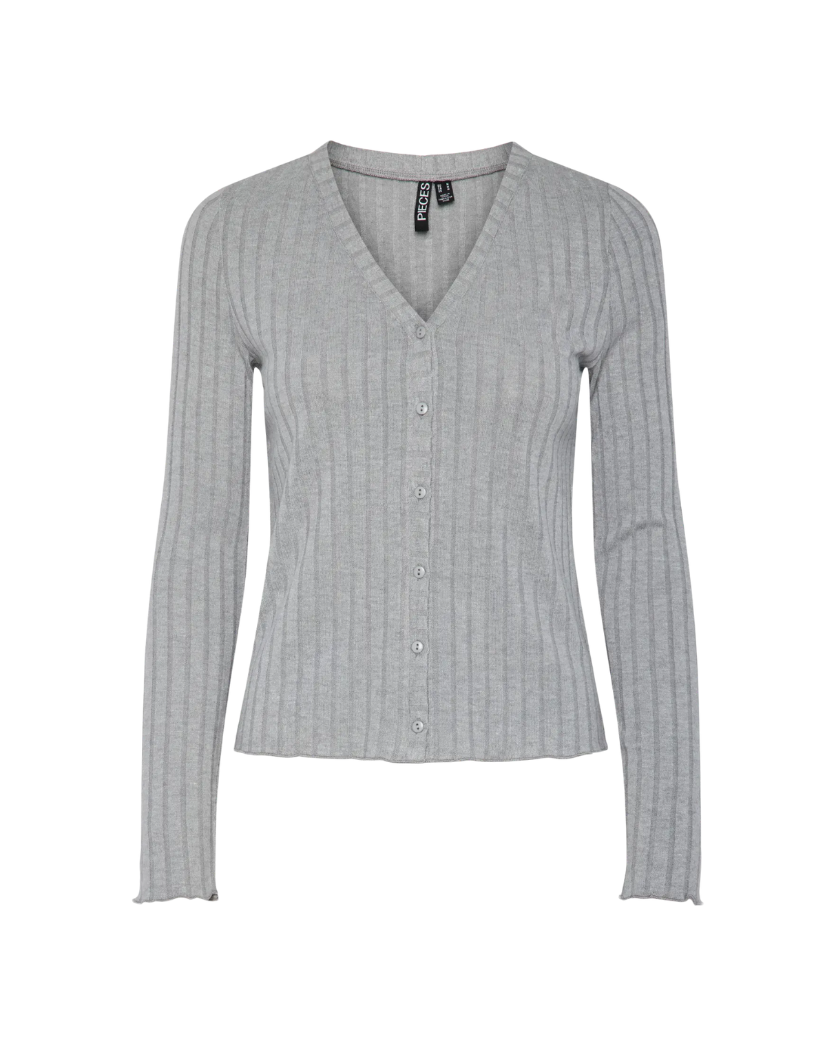 Grå - Ultimate Grey - Pieces - Bluse - 17154805