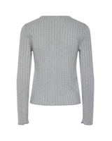 Grå - Ultimate Grey - Pieces - Bluse - 17154805