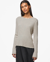 Sand/sort - Birch/Black - Pieces - Bluse - 17154806