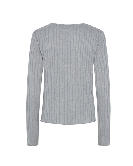 Grå - Ultimate Grey - Pieces - Bluse - 17154806