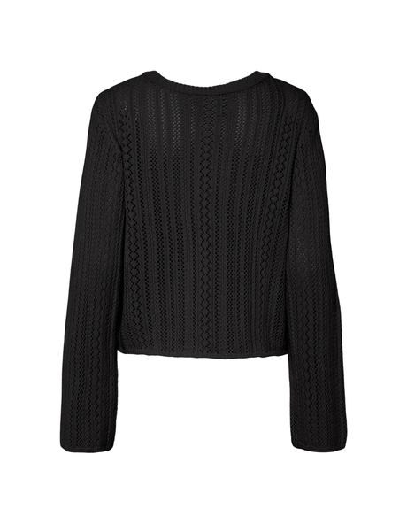 Sort - Black - Pieces - Cardigan - 17155170