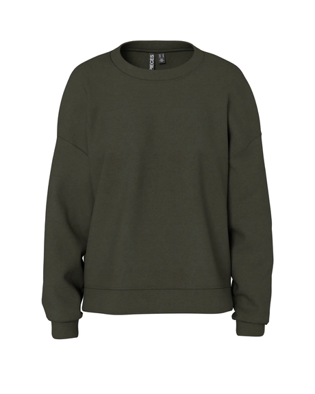 Mørkegrøn - Rosin - Pieces - Sweatshirt - 17156302