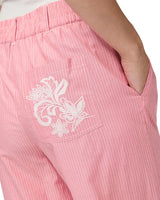 Lyserød - Pink Lemonade - Cloud Dancer - Pieces - Bukser - Striber - 17156346