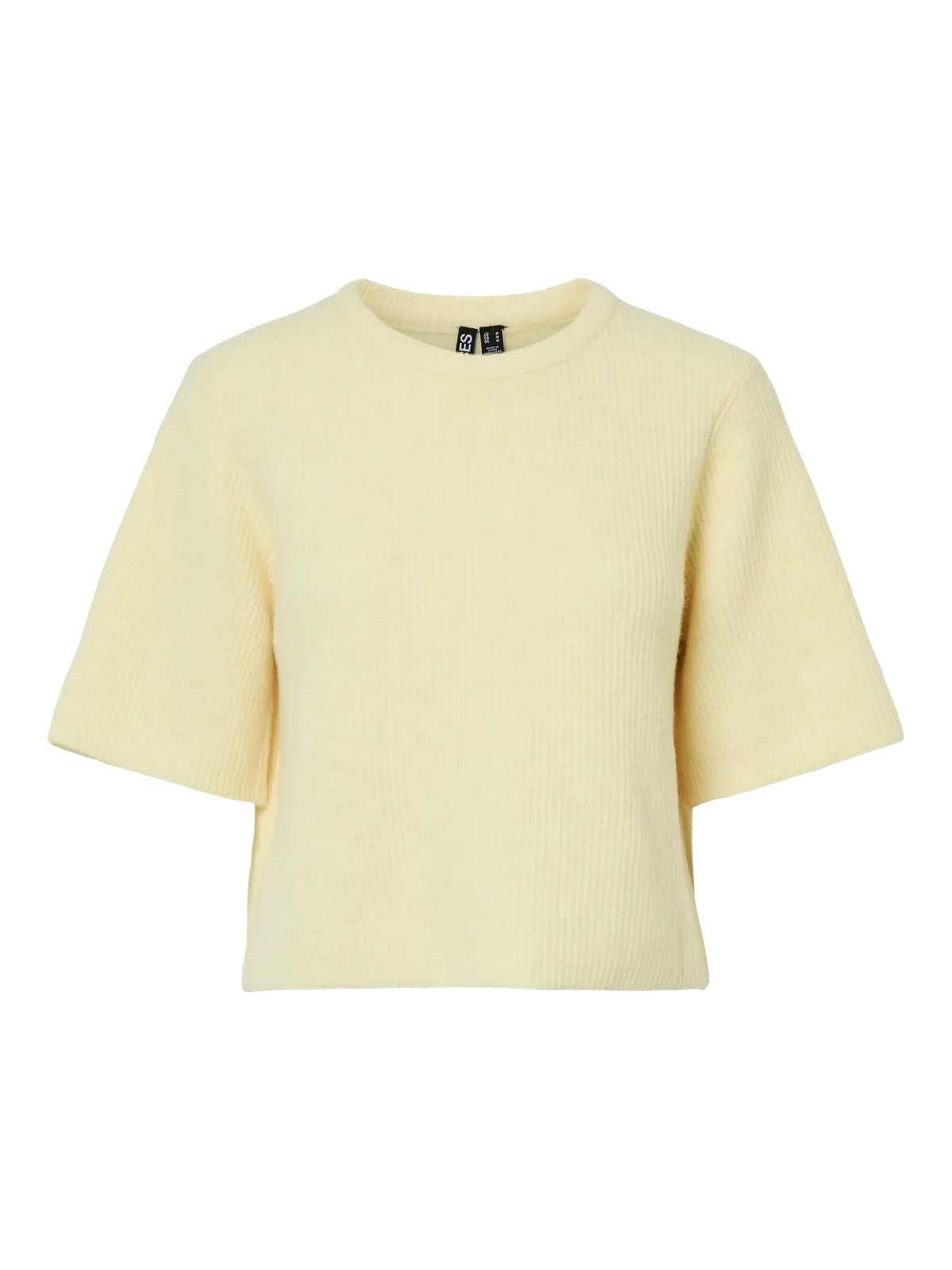 Pale Banana MELANGE Striktrøje fra PIECES - 17158204